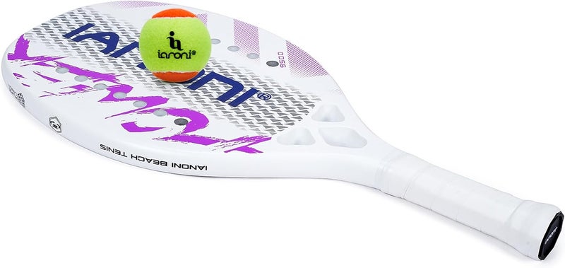 WLSRW Beach Tennis Paddle Beach Tennis Racket Carbon Fiber with EVA Memory Foam Core Tennis Paddles - Image 3